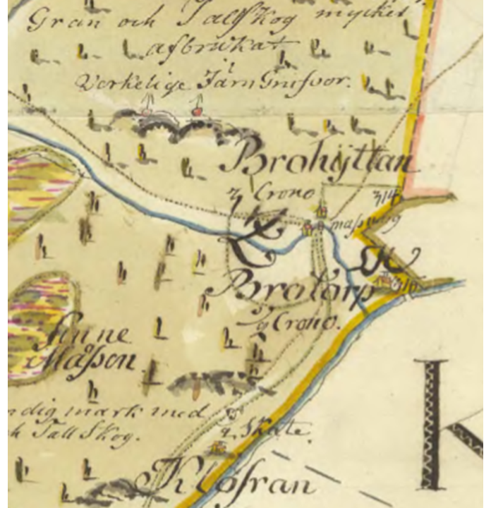 Brohyttan karta